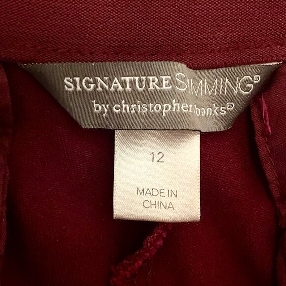 Christopher & Banks Signature Slimming Straight leg, Stretch, Pant sz 12 - Picture 6 of 6